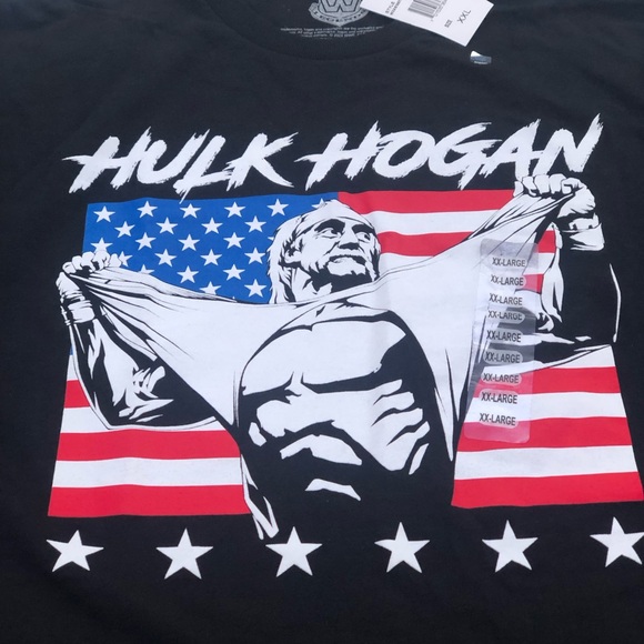 Hulk Hogan American T Shirt - Picture 2 of 4